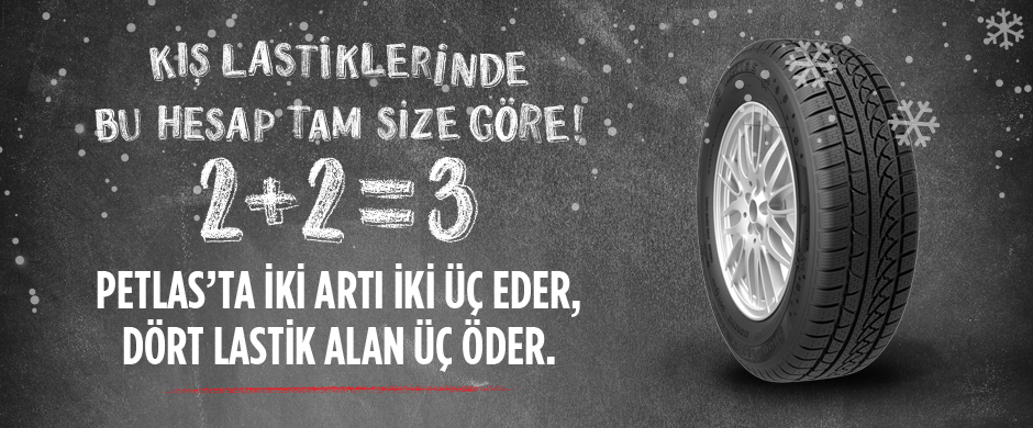 Petlas Kış Lastiğinde Kampanya